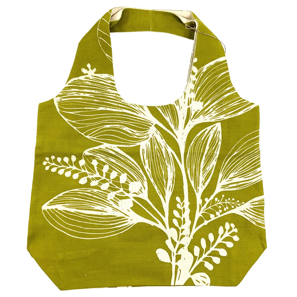 Apple Green Duck SLUB COTTON SHOPPER 100% Cotton