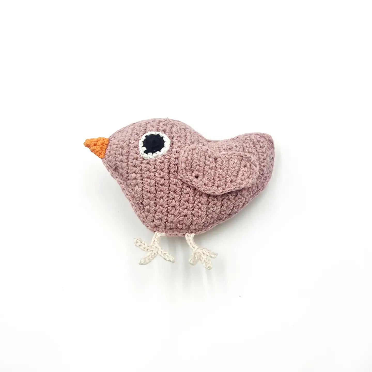 Pebble Baby Bird Handmade Rattle