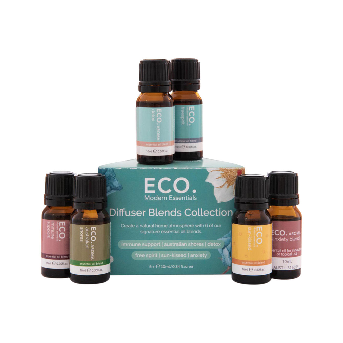 ECO. Modern Essentials - Gift Pack - Diffuser Blends Collection 6 Pack