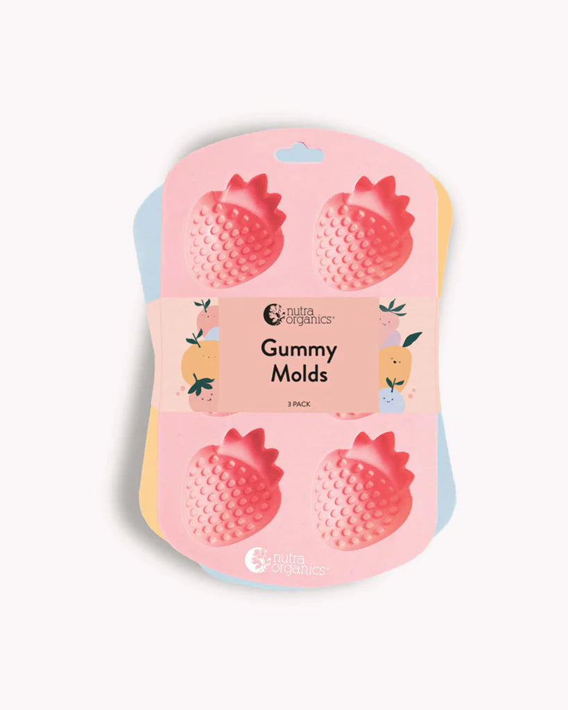 Nutra Organics Gummy Moulds - 3 Pack