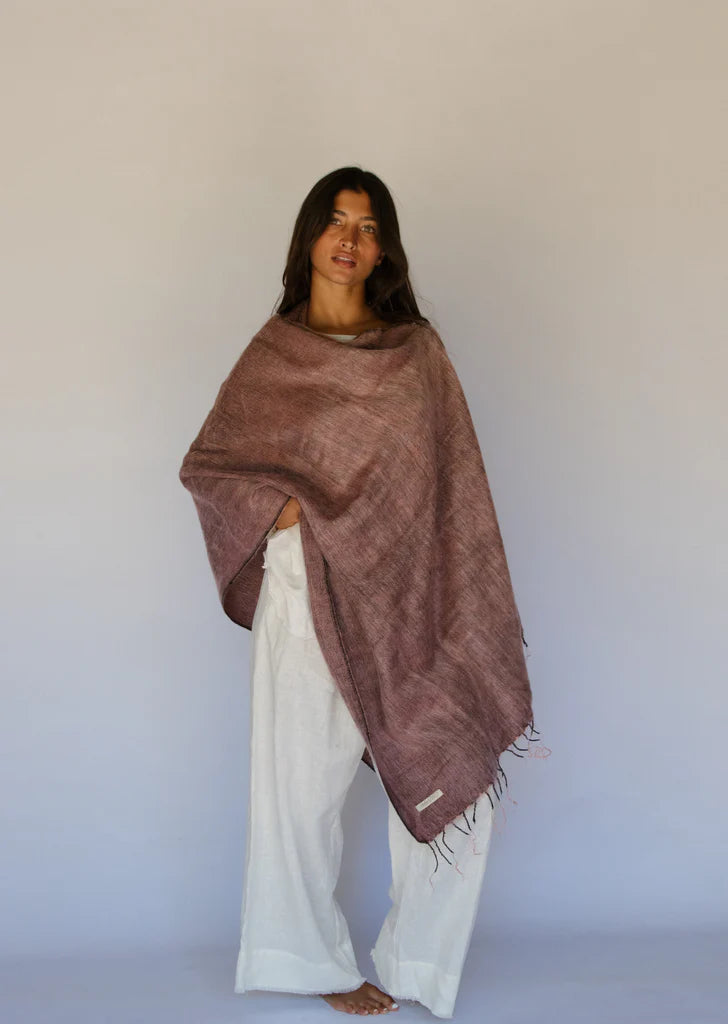 Hobo and Hatch Poncho - Heather