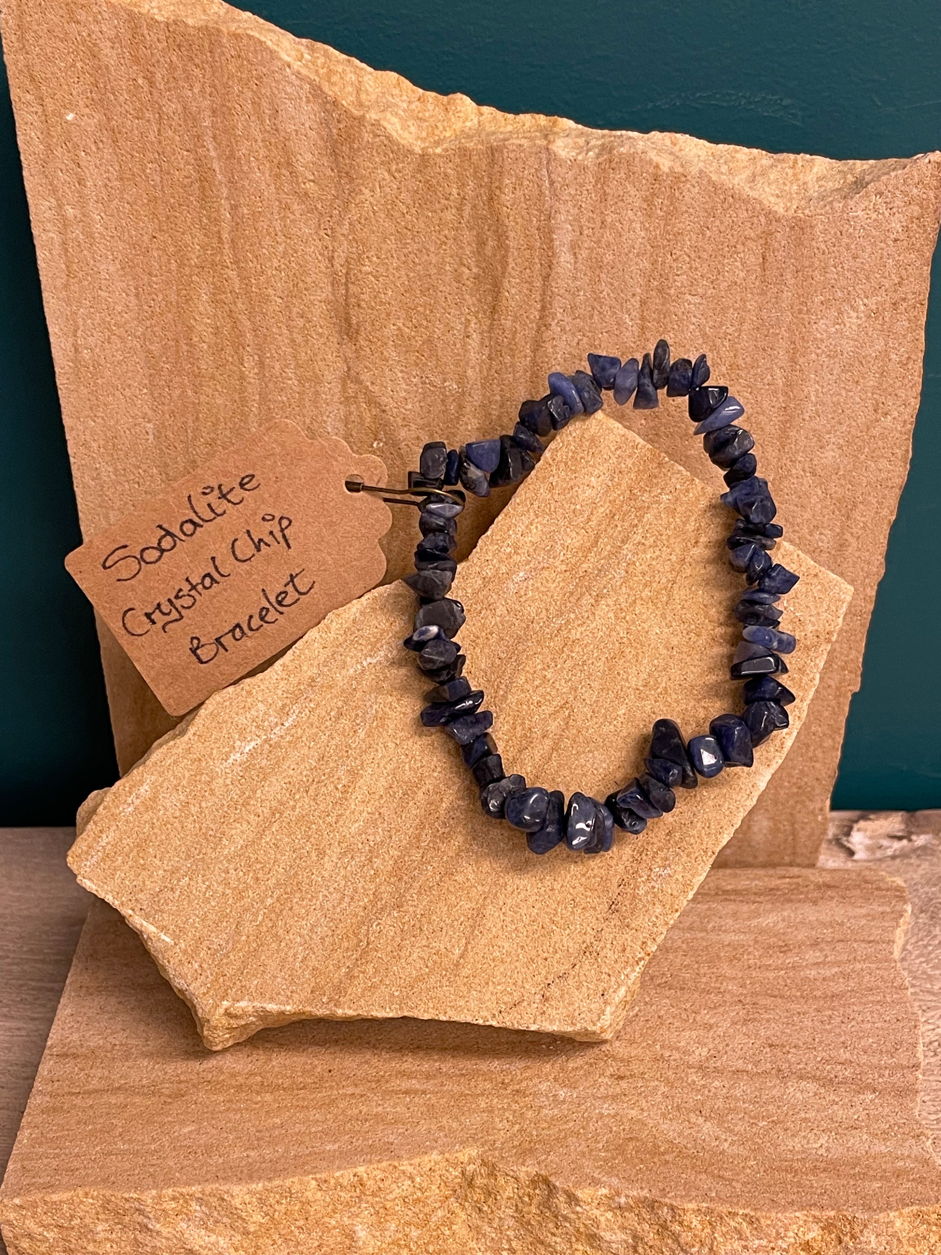 Whole Store Crystal Chip Bracelet - Sodalite