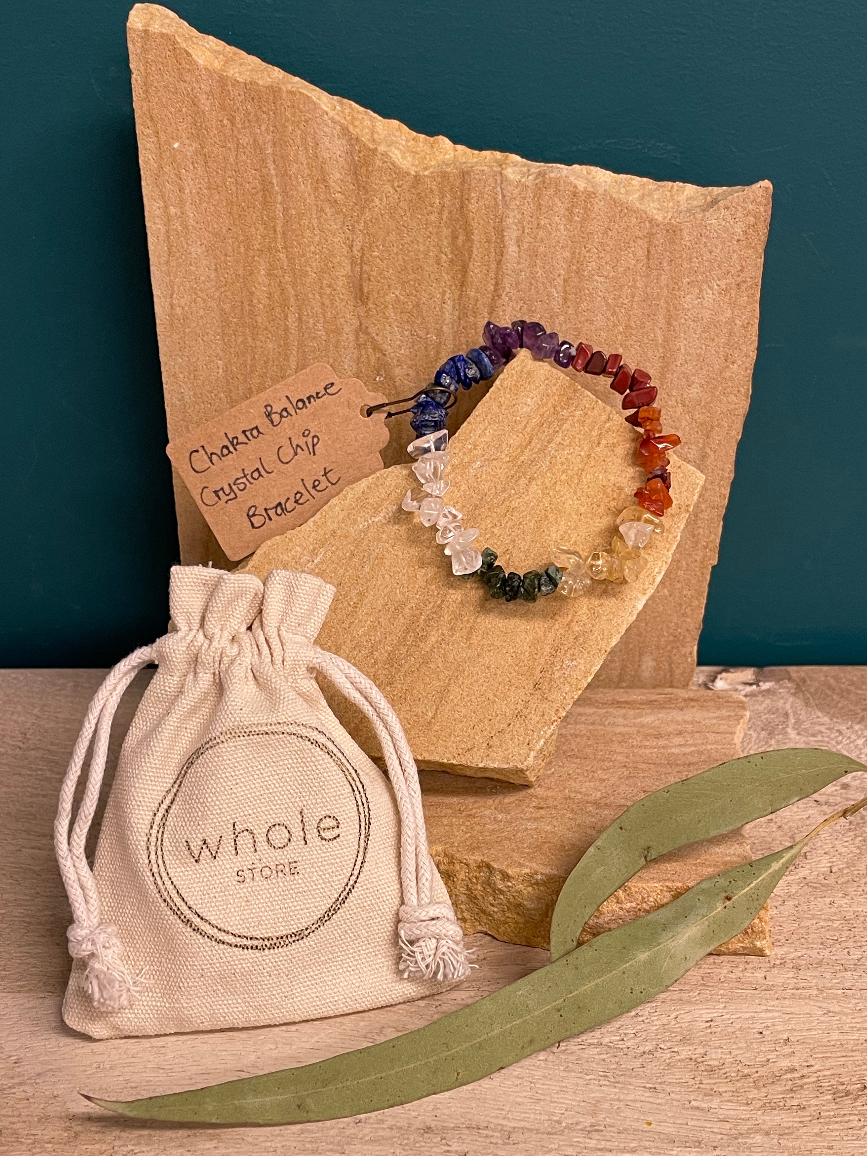 Whole Store Crystal Chip Bracelet - Chakra Balance