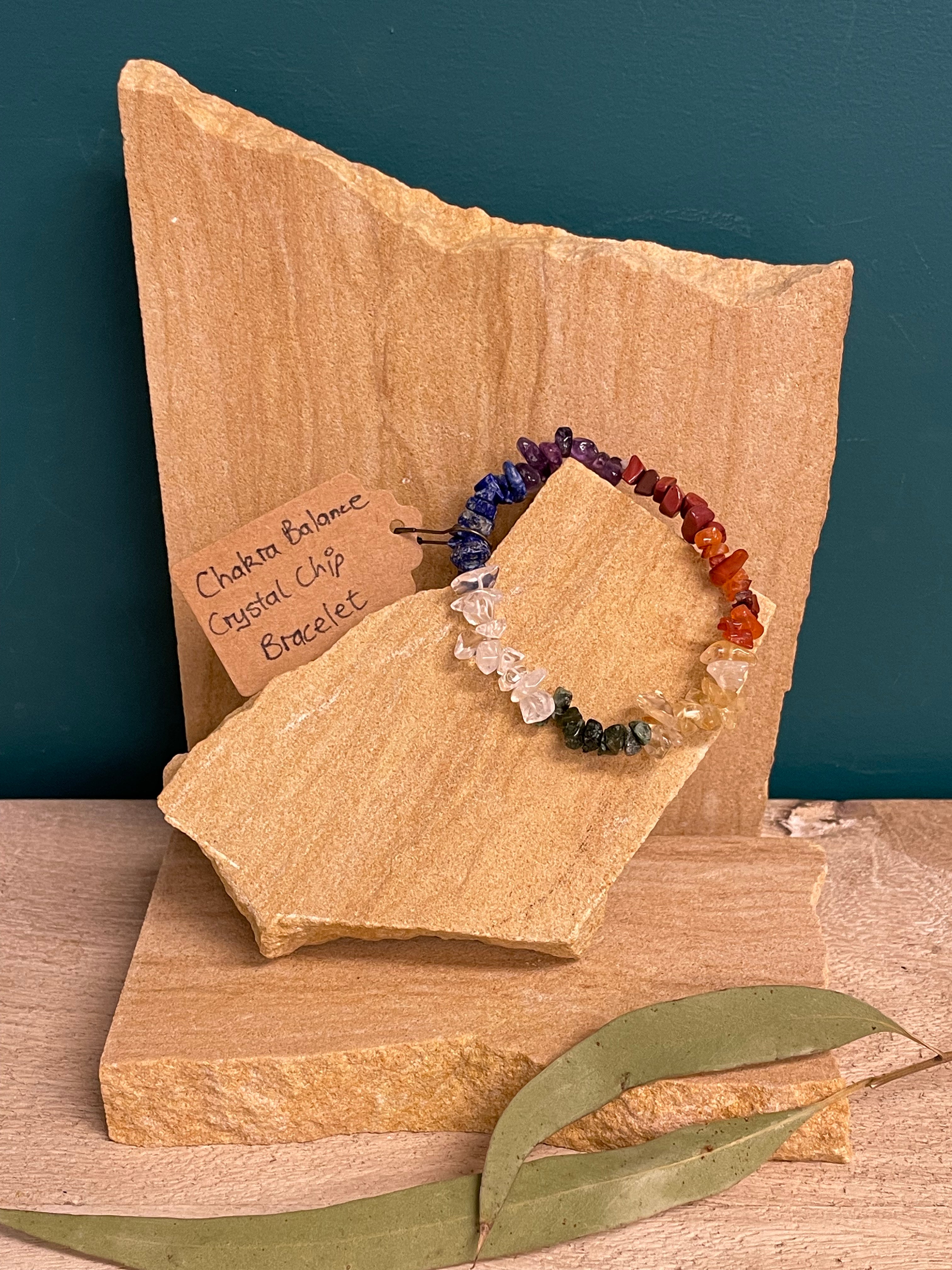 Whole Store Crystal Chip Bracelet - Chakra Balance