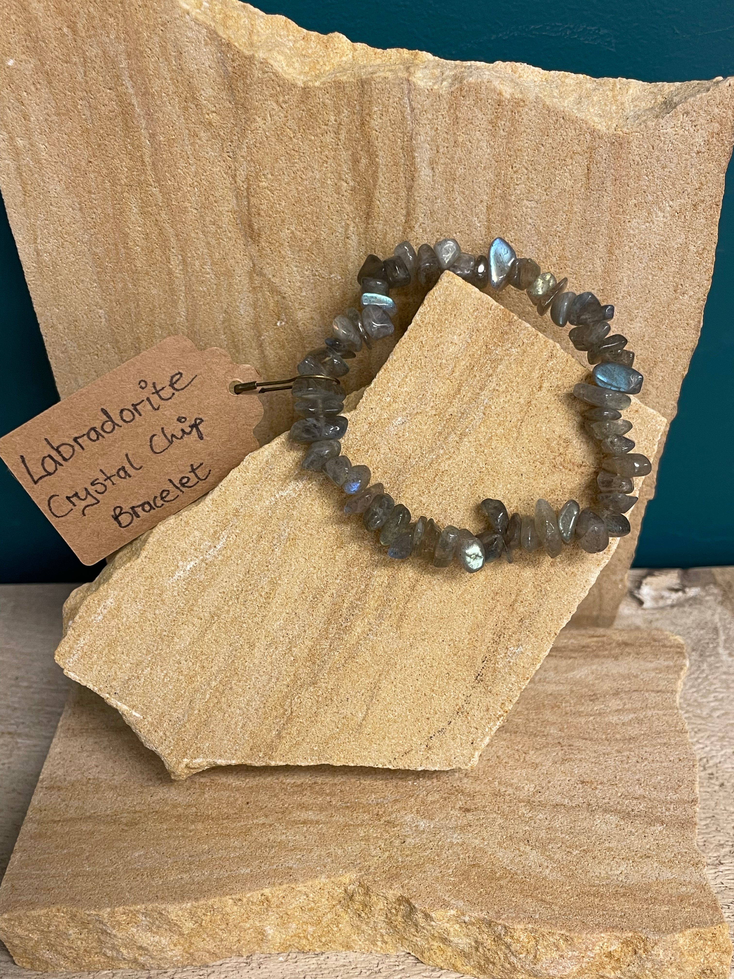 Whole Store Crystal Chip Bracelet - Labradorite