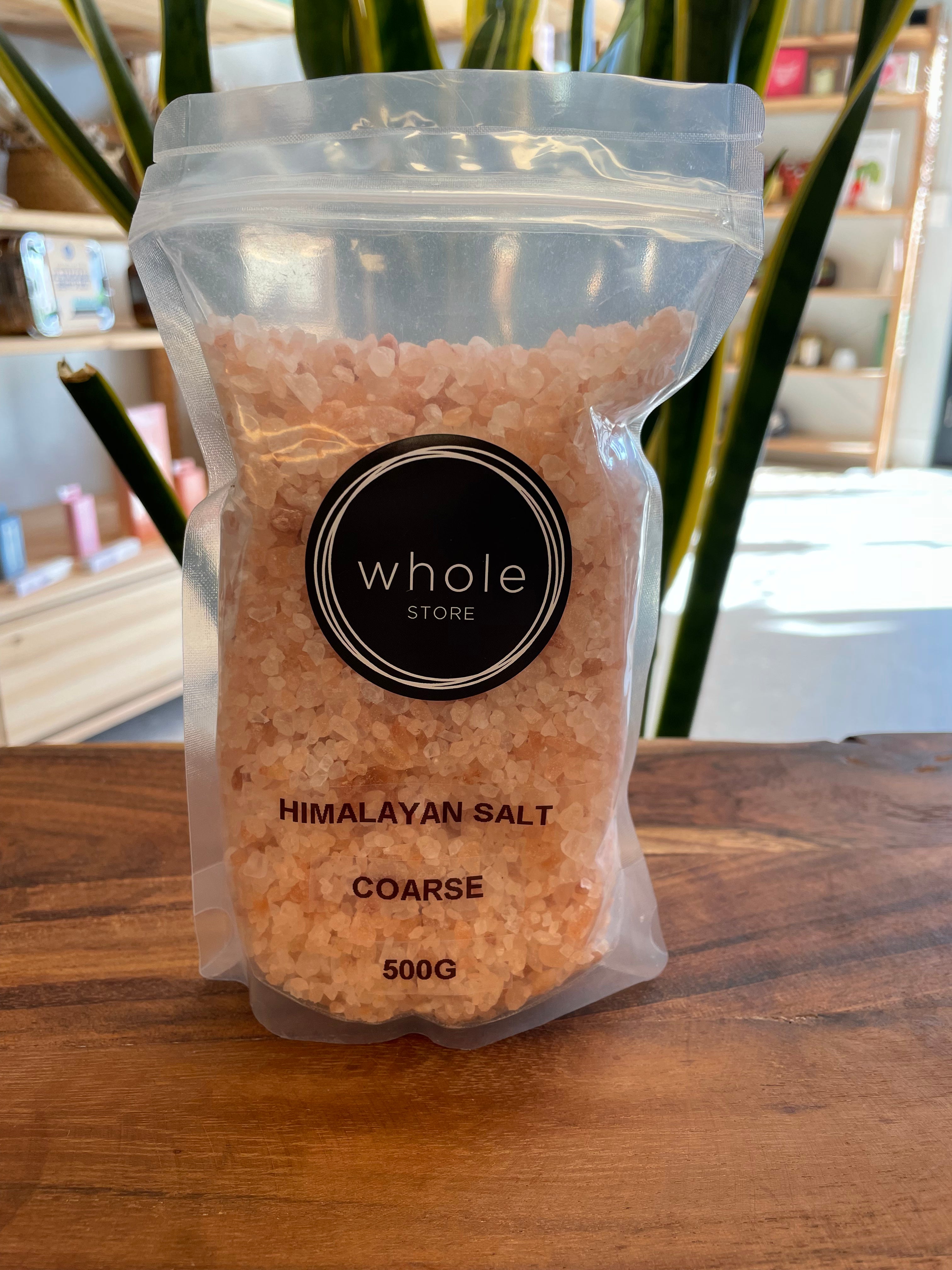 Whole Store Himalayan Salt (Coarse) - Pre-filled (Reusable Bag)