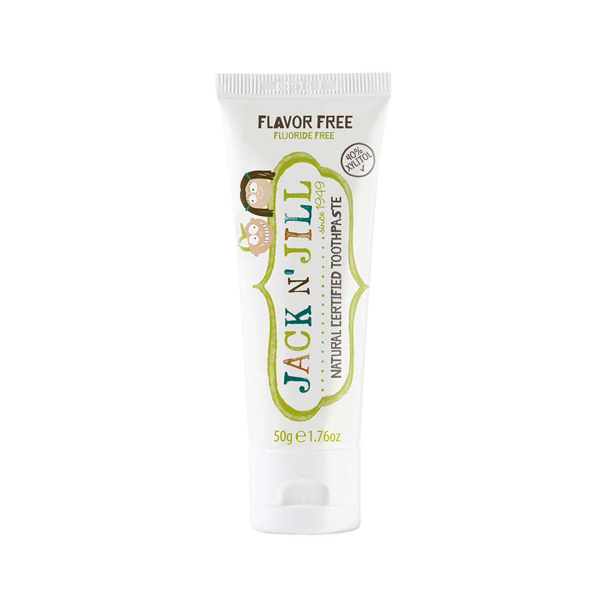 Jack N' Jill Natural Toothpaste Flavour Free (Fluoride Free) 50g