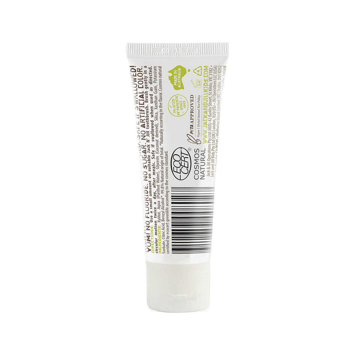 Jack N' Jill Natural Toothpaste Flavour Free (Fluoride Free) 50g