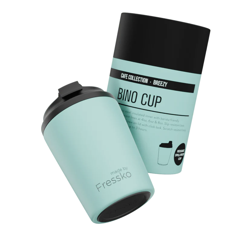 Made by Fressko Reusable Coffee Cup - Bino 8oz