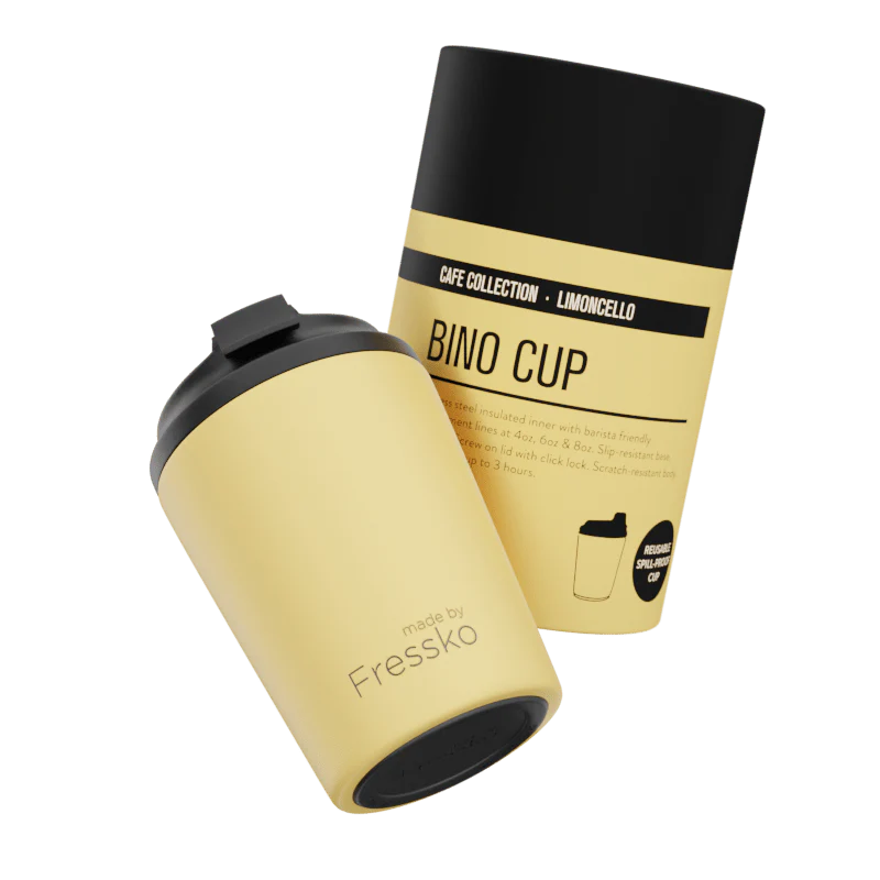 Made by Fressko Reusable Coffee Cup - Bino 8oz