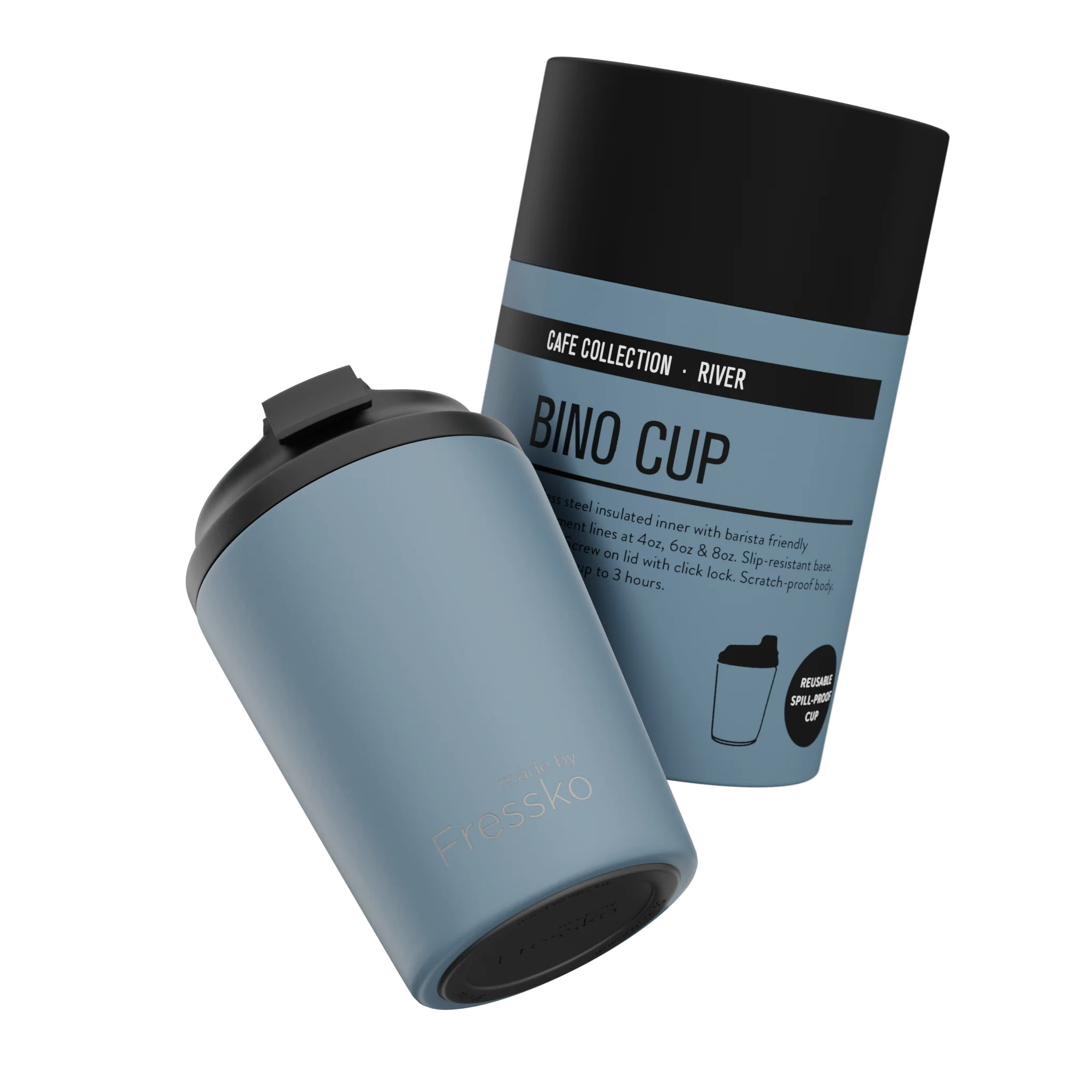 Made by Fressko Reusable Coffee Cup - Camino 12oz