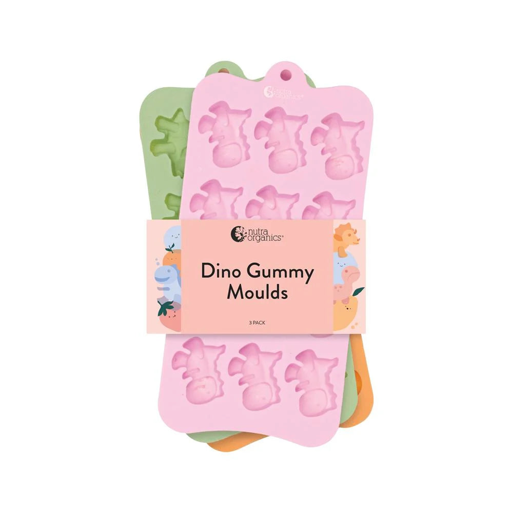 Nutra Organics Gummy Moulds - 3 Pack