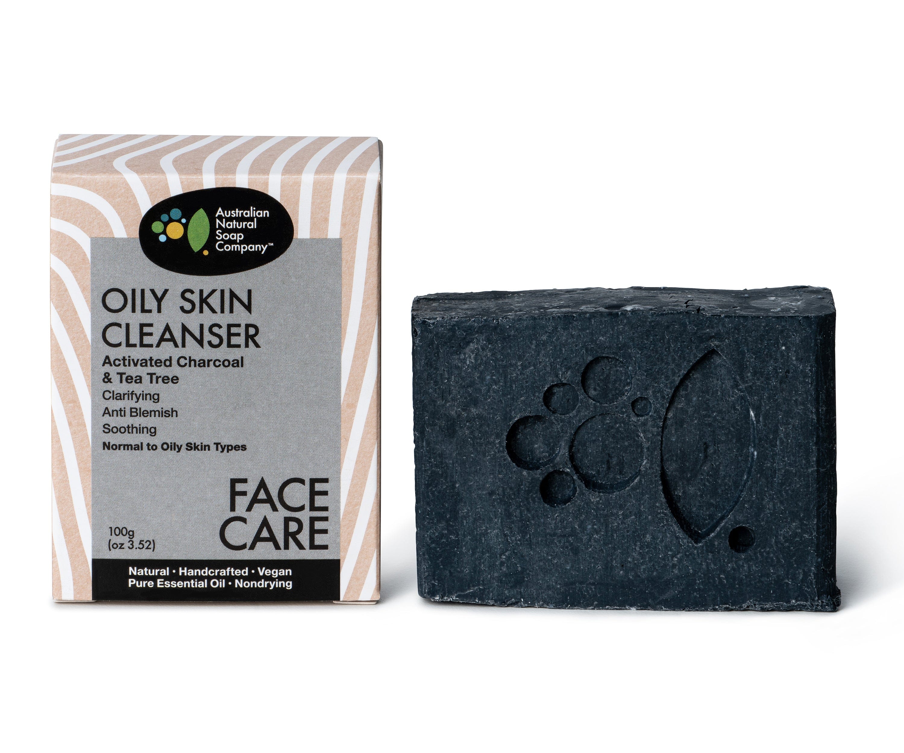 The Australian Natural Soap Co - Activated Charcoal Facial Cleanser