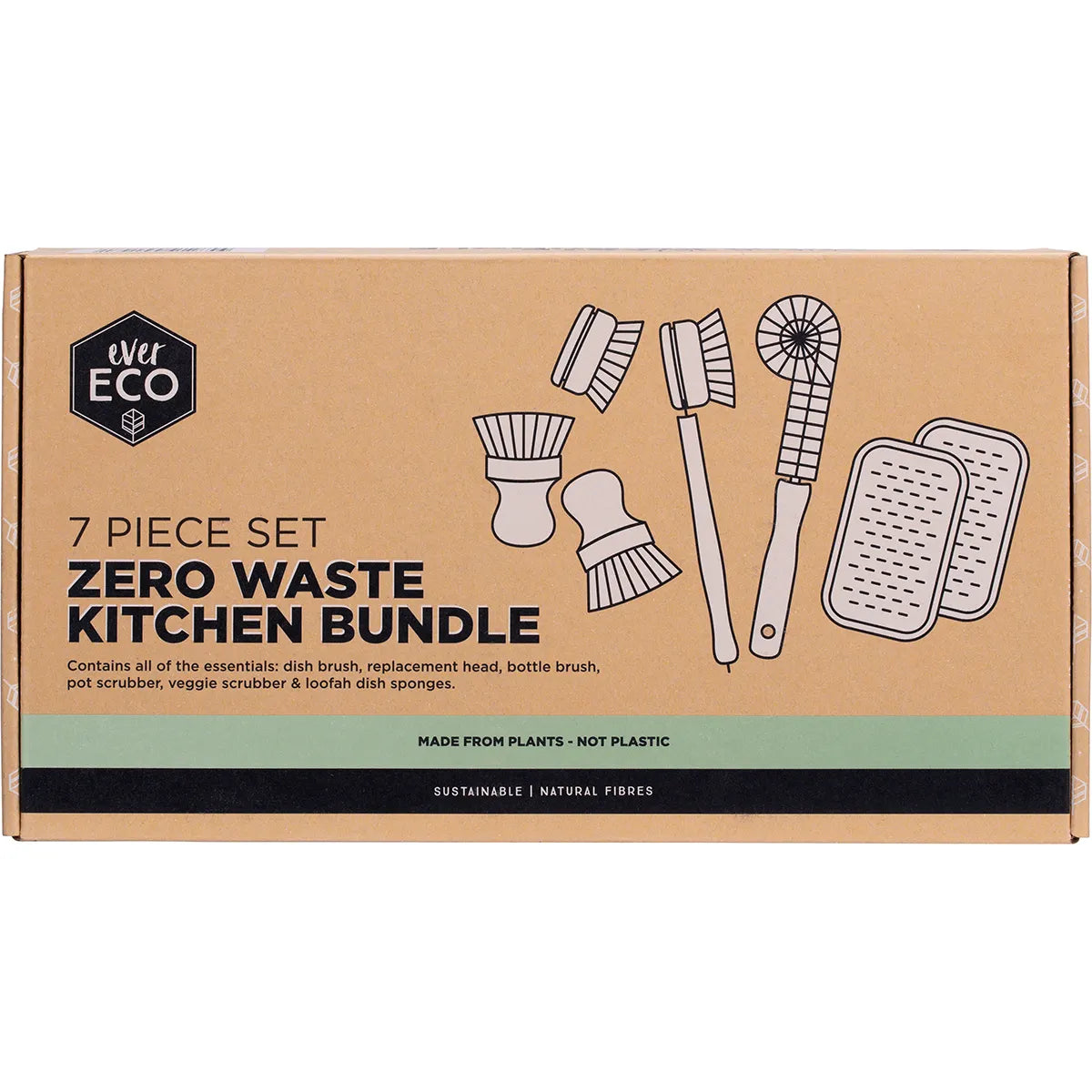 Ever Eco Zero Waste Kitchen Bundle - 7 Piece Set