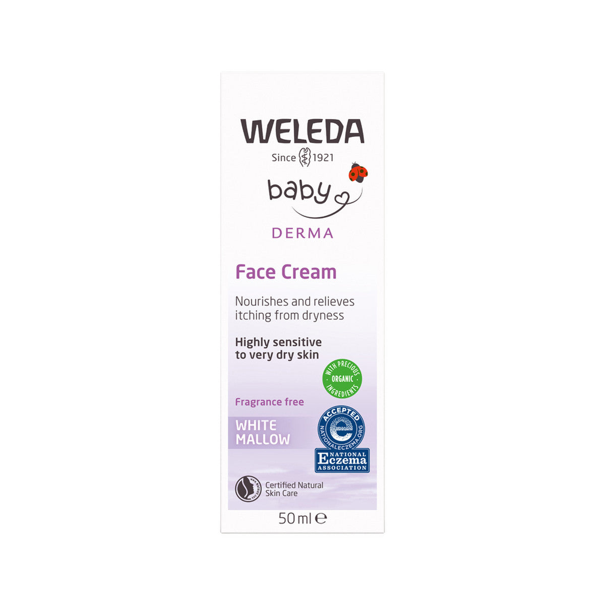 Weleda Baby White Mallow Face Cream Fragrance-free