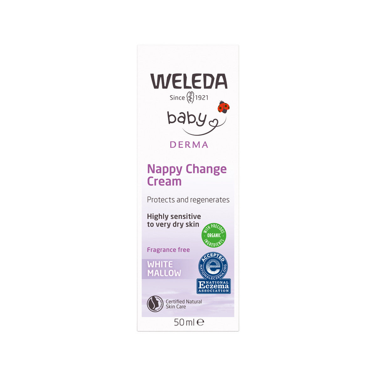 Weleda Baby White Mallow Nappy Change Cream Fragrance-free