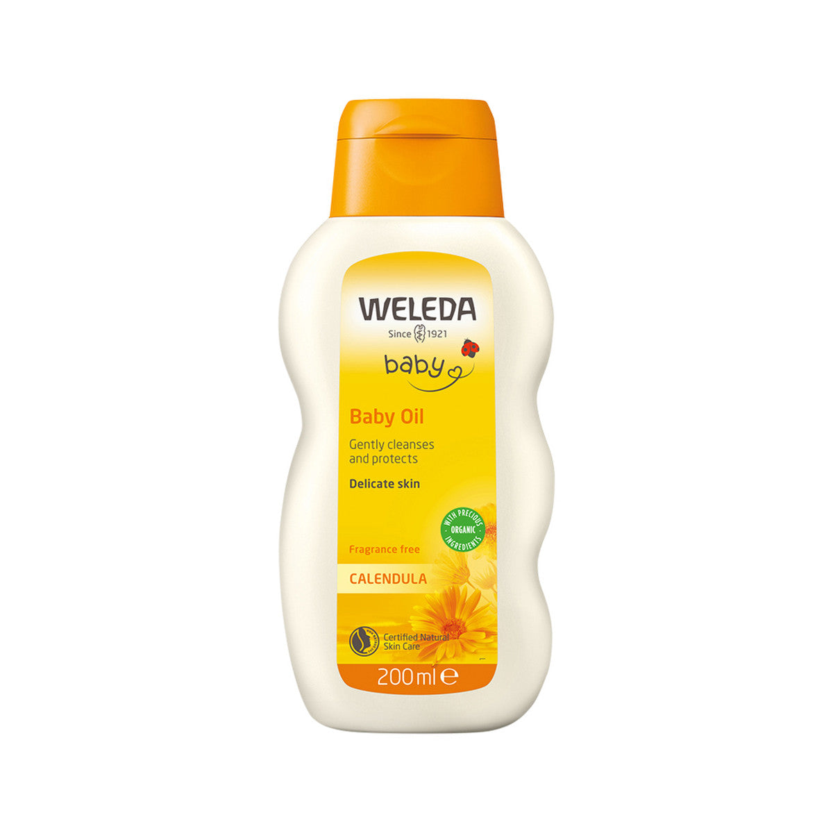 Weleda Baby Calendula Baby Oil Fragrance-free