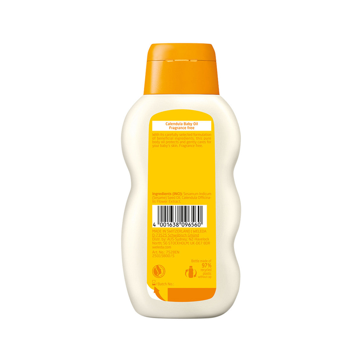 Weleda Baby Calendula Baby Oil Fragrance-free