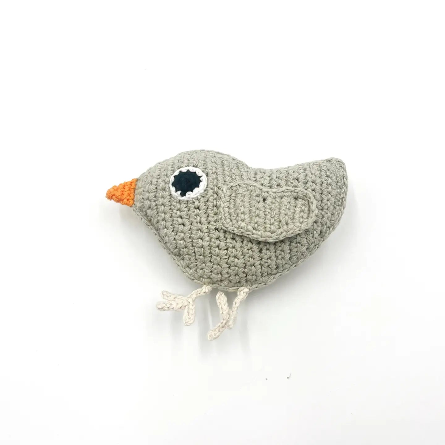 Pebble Baby Bird Handmade Rattle