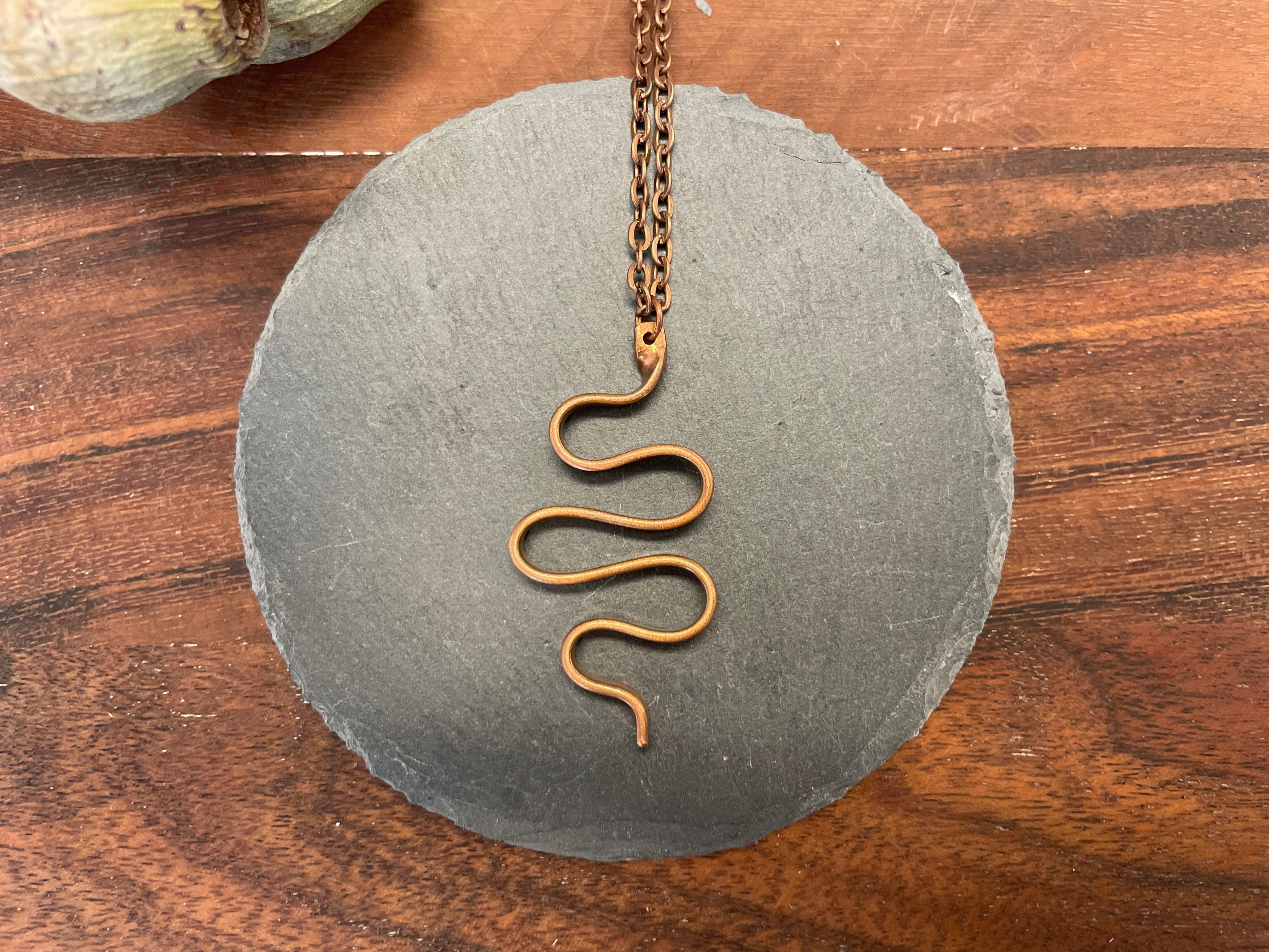 Whole Store Betsy C Jewellery Copper Curved Ribbon Pendant