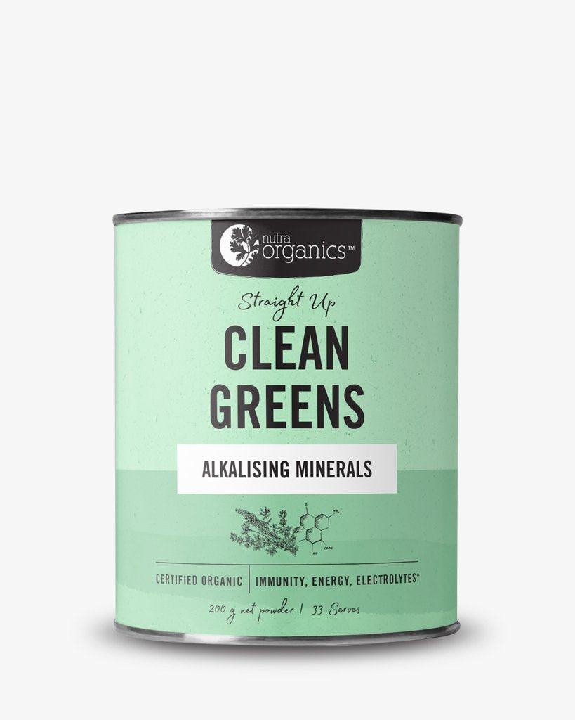 Nutra Organics Clean Greens Alkalising Minerals 200g