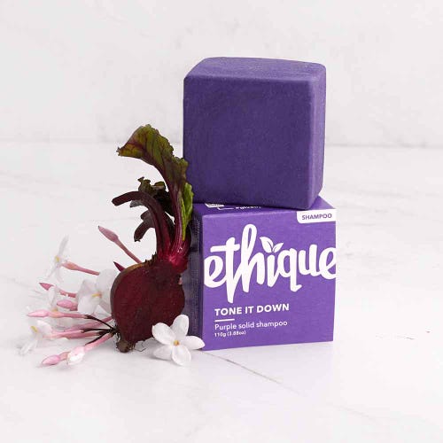Whole Store Ethique Solid Shampoo Bar Tone It Down - Purple