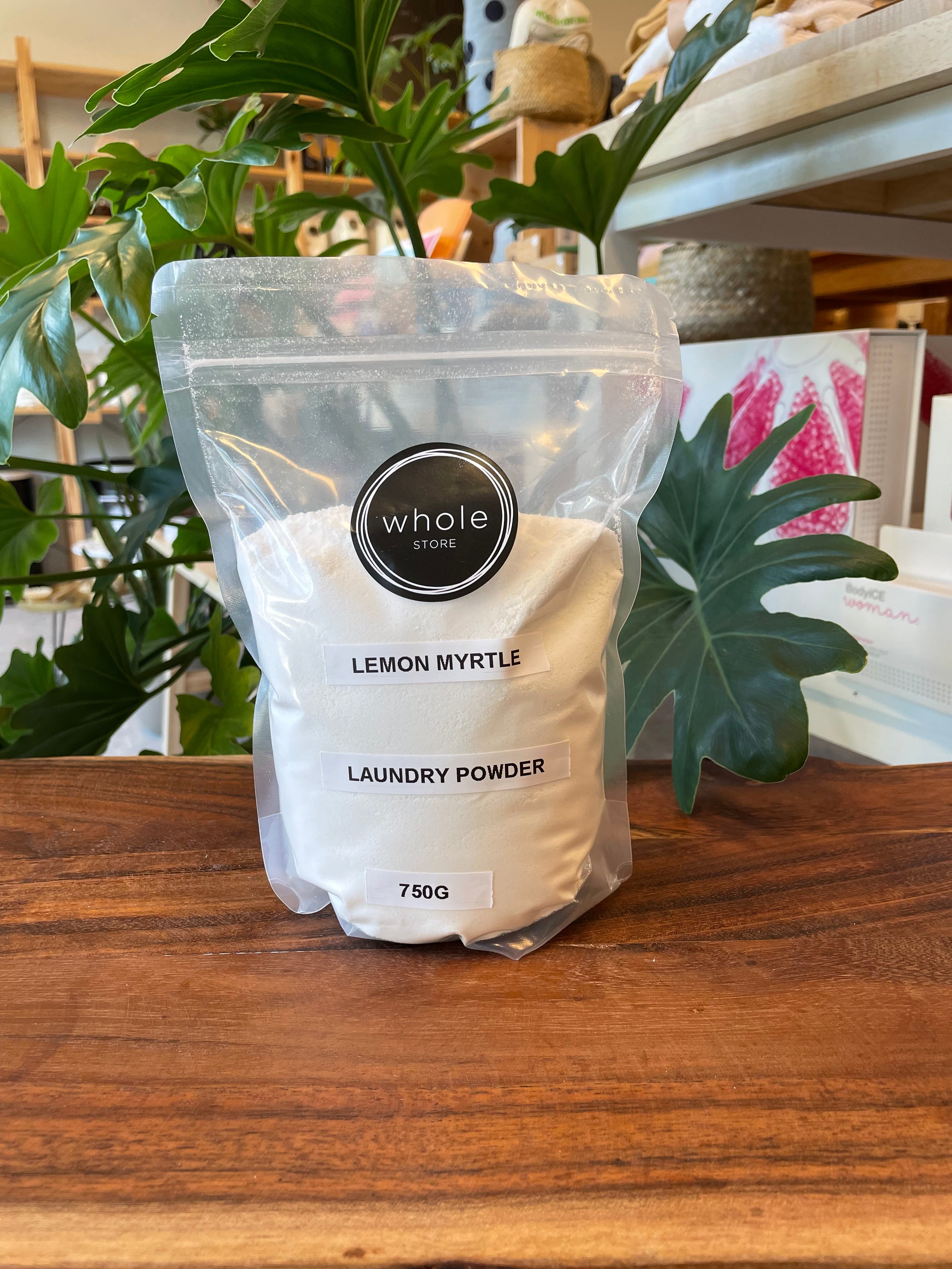 Whole Store Lemon Myrtle Laundry Powder - Pre-filled (Reusable Bag)