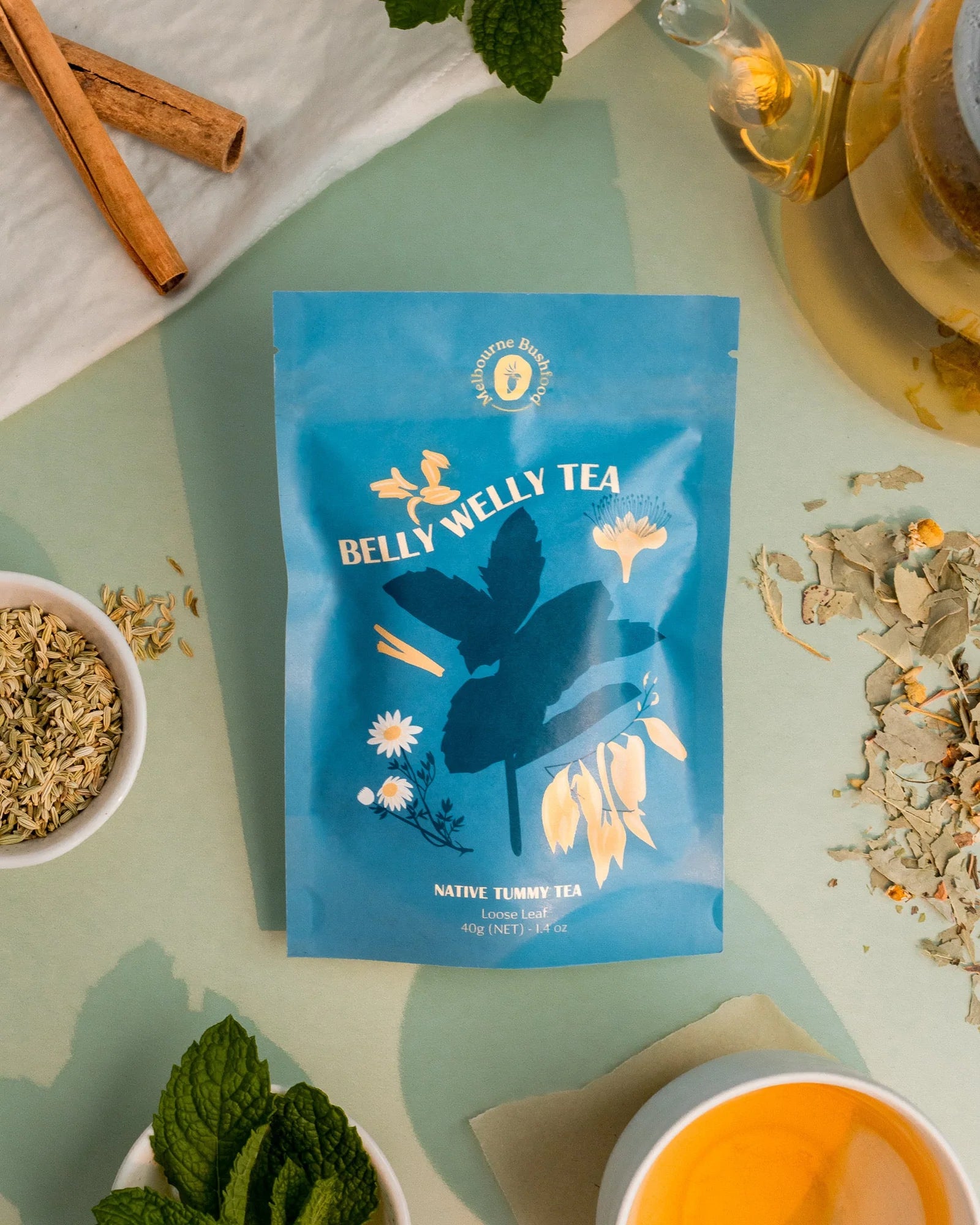 Melbourne Bush Foods Native Tea - Belly Welly