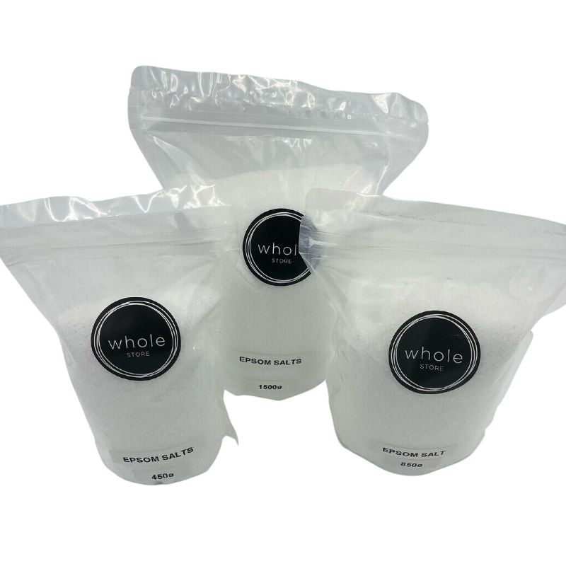 Natural Epsom Salt Bath Flakes - Pre-filled (Reusable Bag)