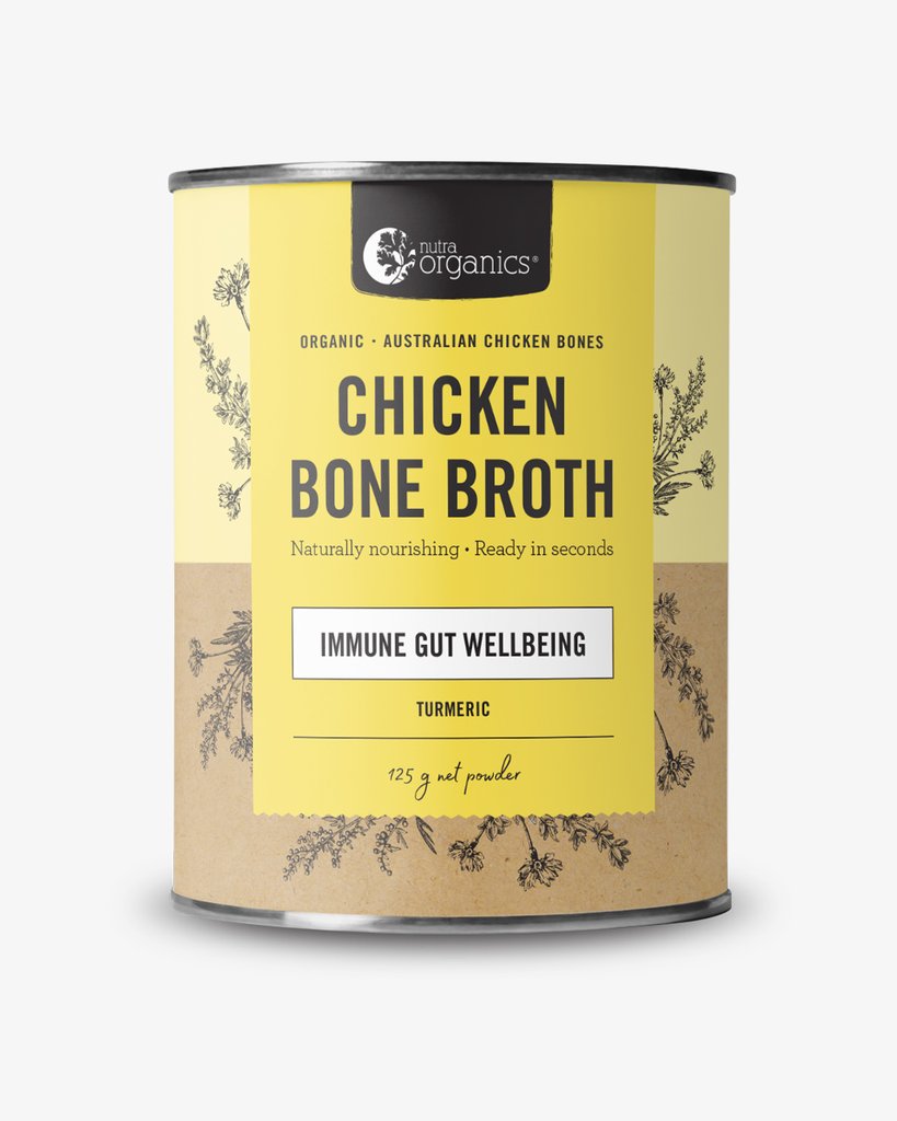 Nutra Organics Chicken Bone Broth Turmeric
