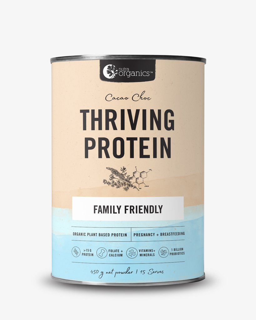 Nutra Organics Family Friendly Thriving Protein - Cacao Choc
