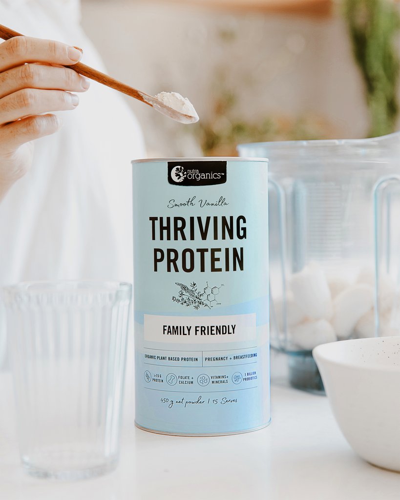 Nutra Organics Family Friendly Thriving Protein - Smooth Vanilla