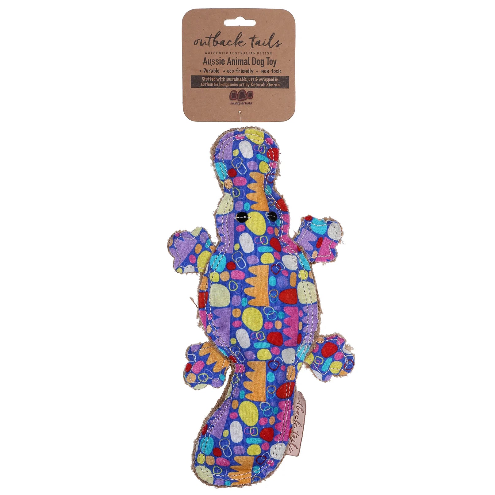 Outback Tails Keturah Ziman Dog Toy - Percy Platypus