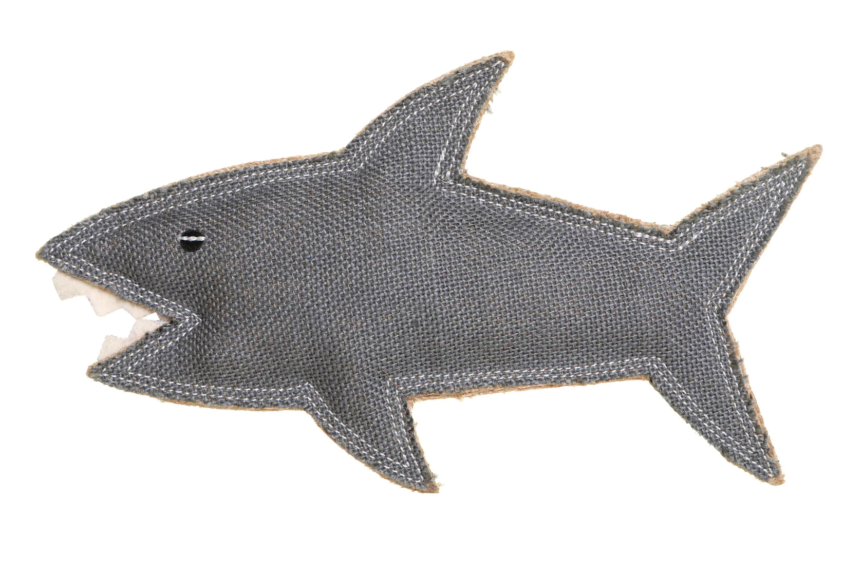 Outback Tails Jute Dog Toy - Shazza the Great White Shark