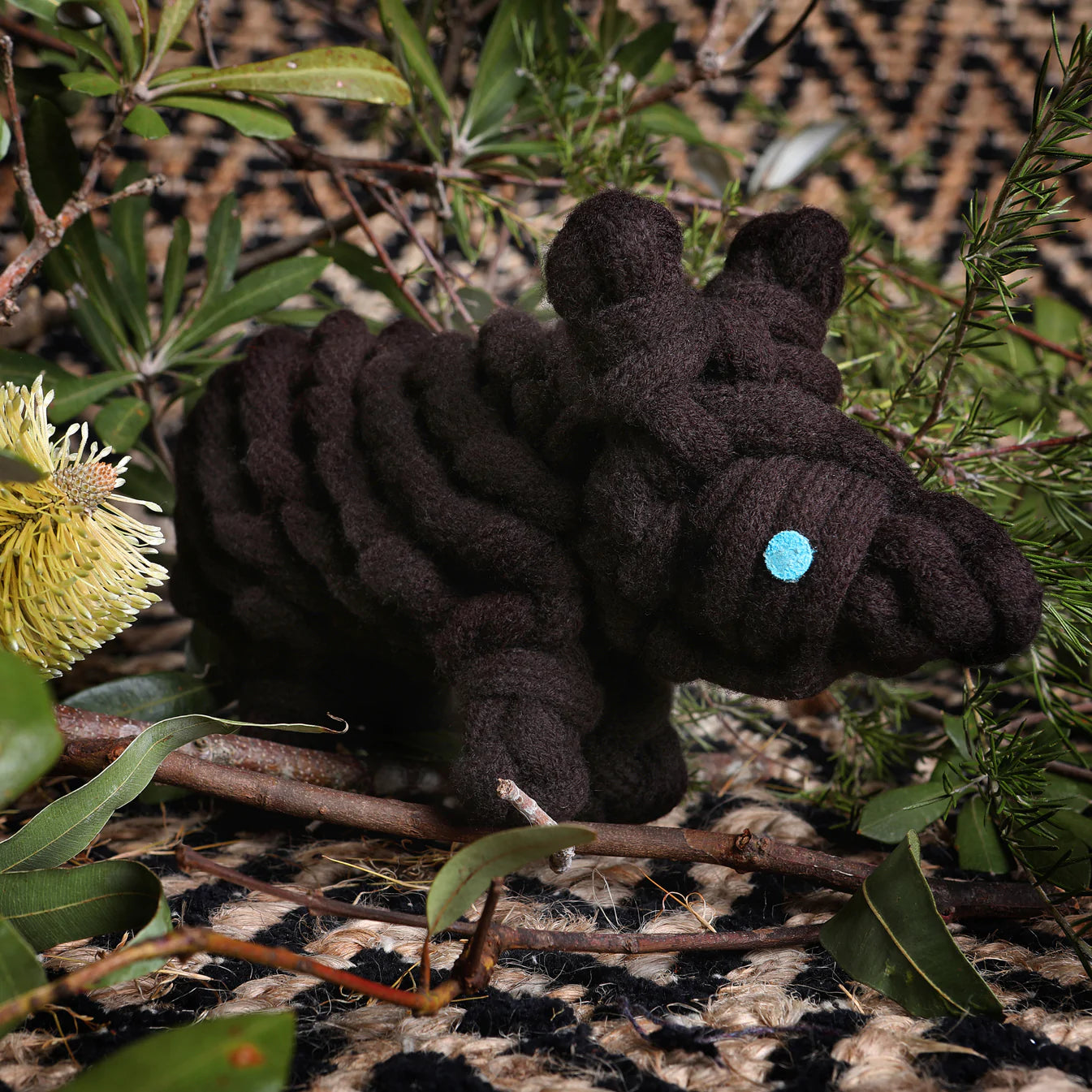 Outback Tails Animal Dog Toy - Wazza The Wombat