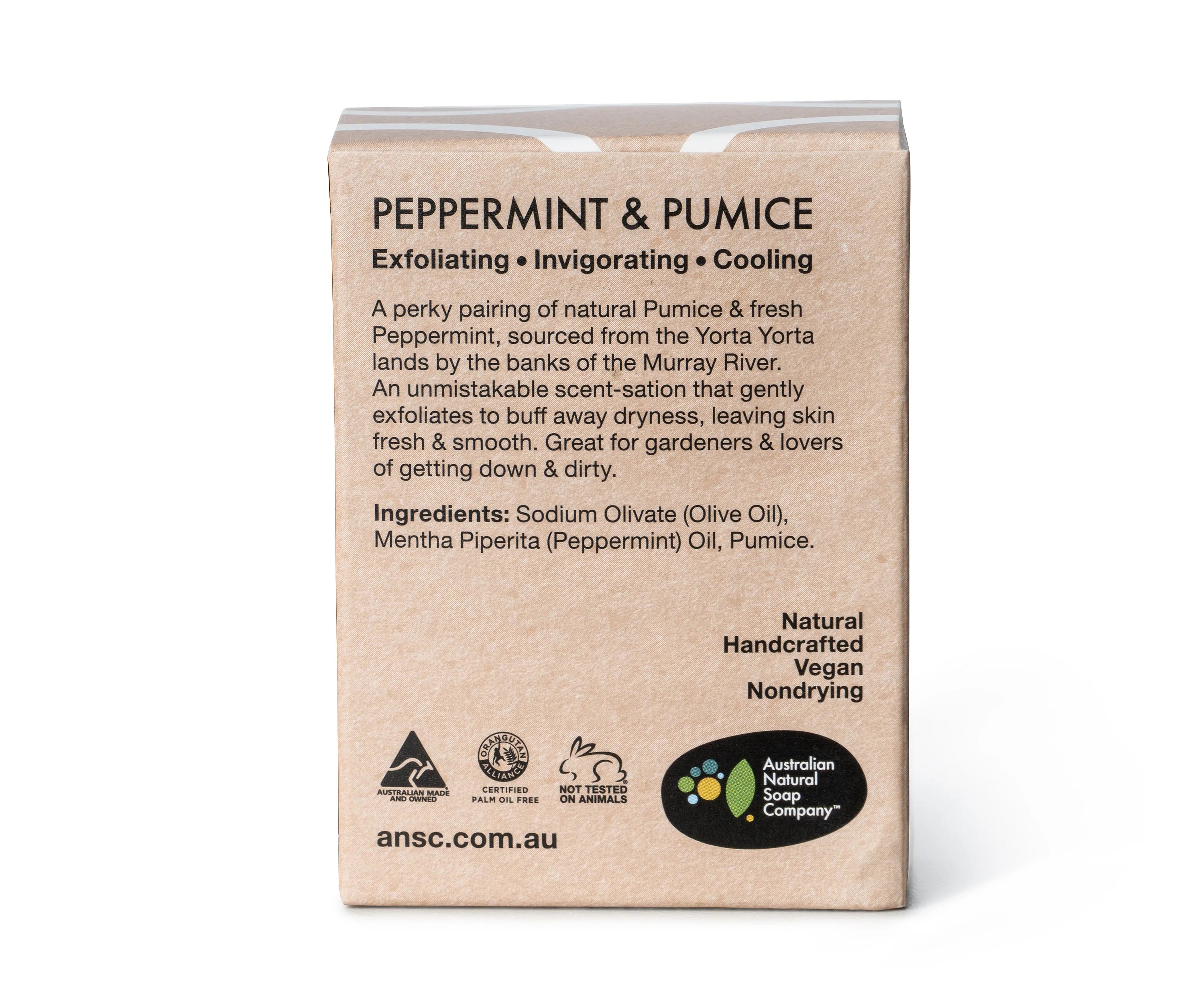 The Australian Natural Soap Co - Peppermint & Pumice Soap