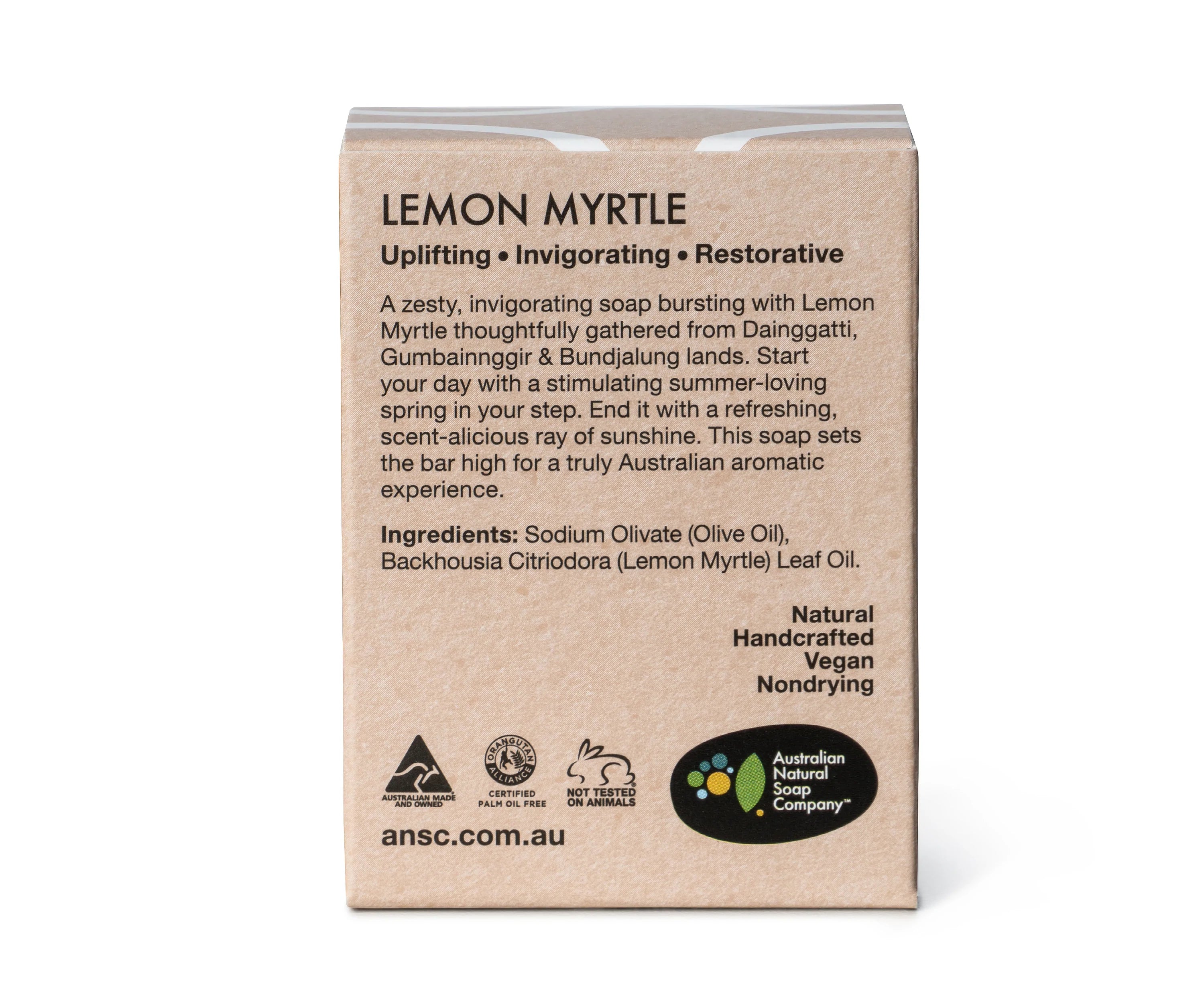 The Australian Natural Soap Co - Lemon Myrtle Soap