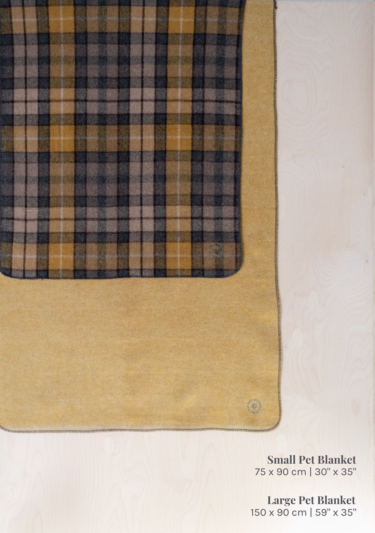 The Tartan Blanket Co. Recycled Wool Pet Blanket in Buchanan Antique Tartan