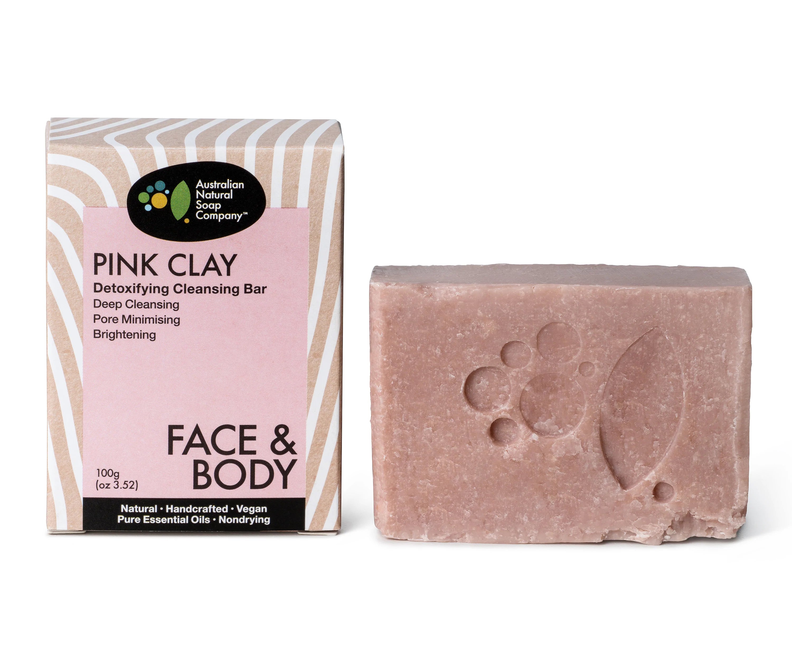 The Australian Natural Soap Co - Australian Pink Clay Facial Cleanser