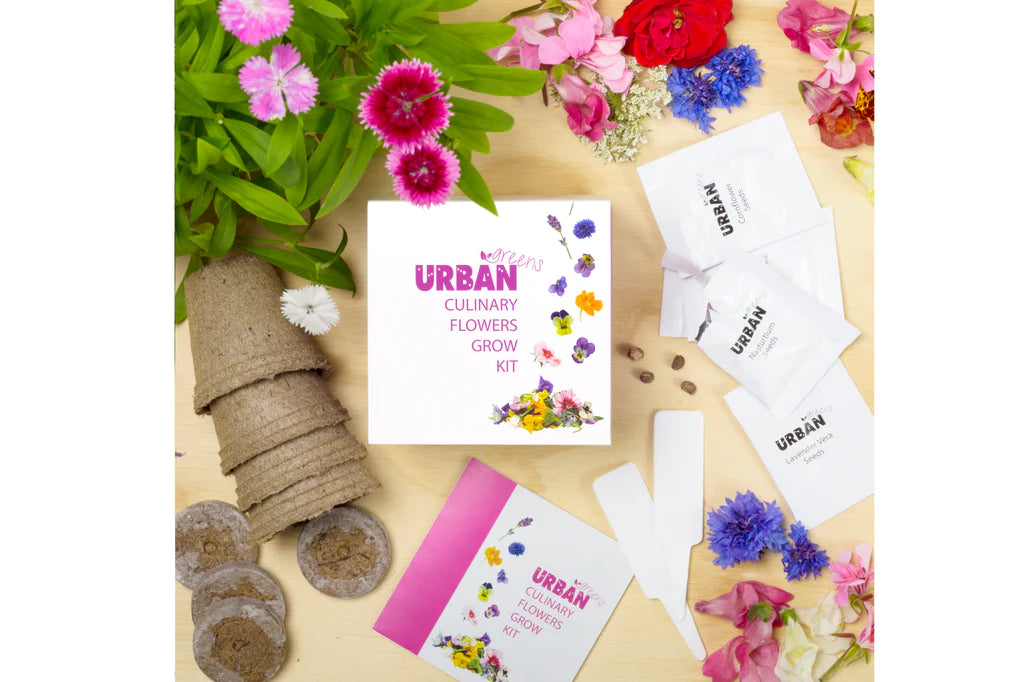 Urban Greens Culinary Flowers "Grow Your Own Garden" Kit