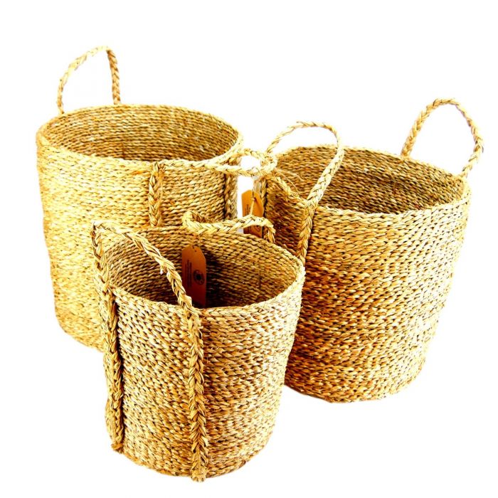 Seagrass Cylinder Basket