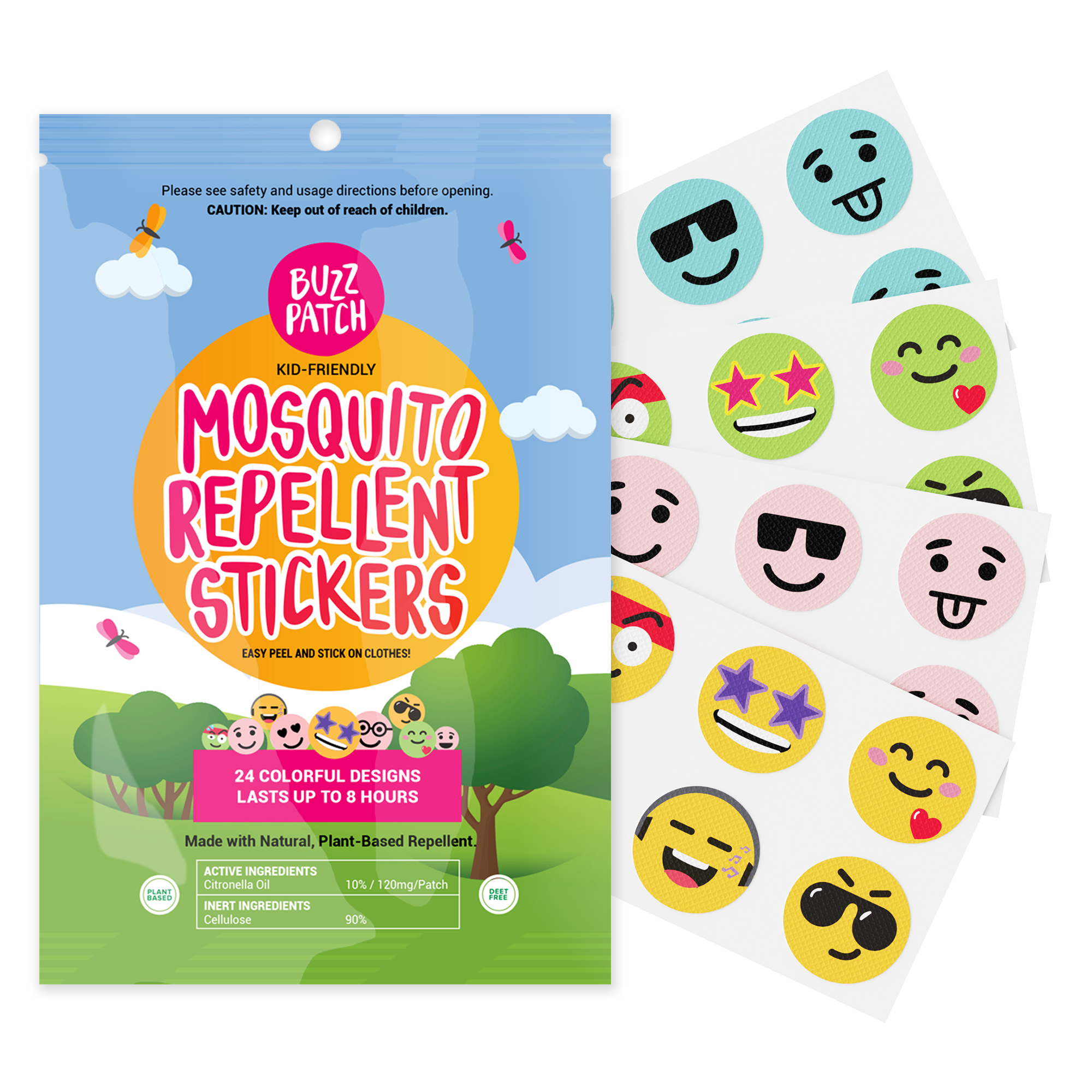 The Natural Patch Co BuzzPatch Mosquito Repellent Patches