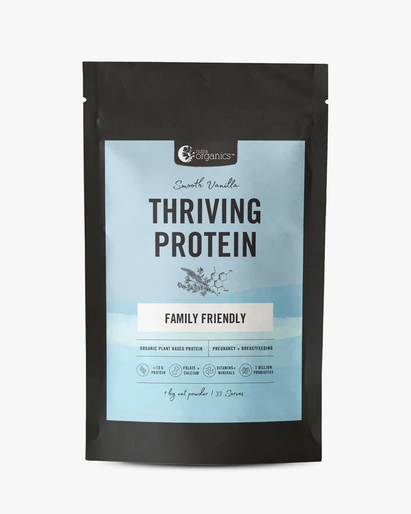 Nutra Organics Family Friendly Thriving Protein - Smooth Vanilla - Whole Store