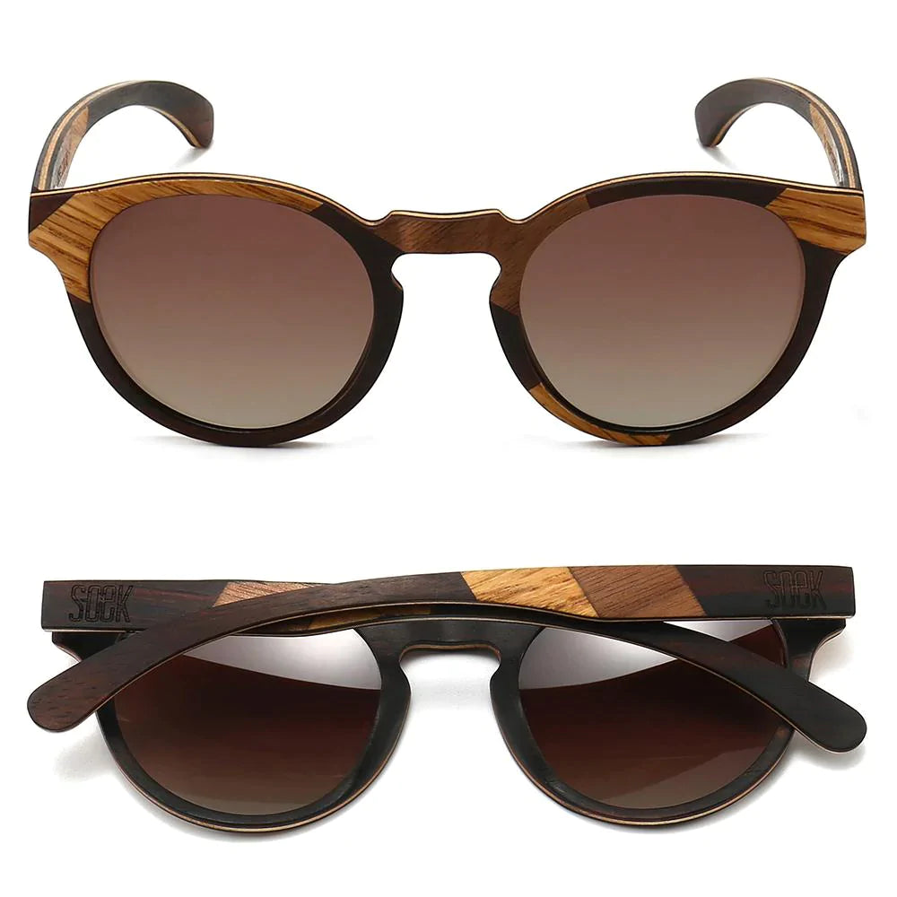 Soek Drifter Maple Ebony Frame Sunglasses