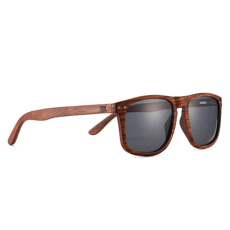 Soek Nomad Rosewood Frame Sunglasses