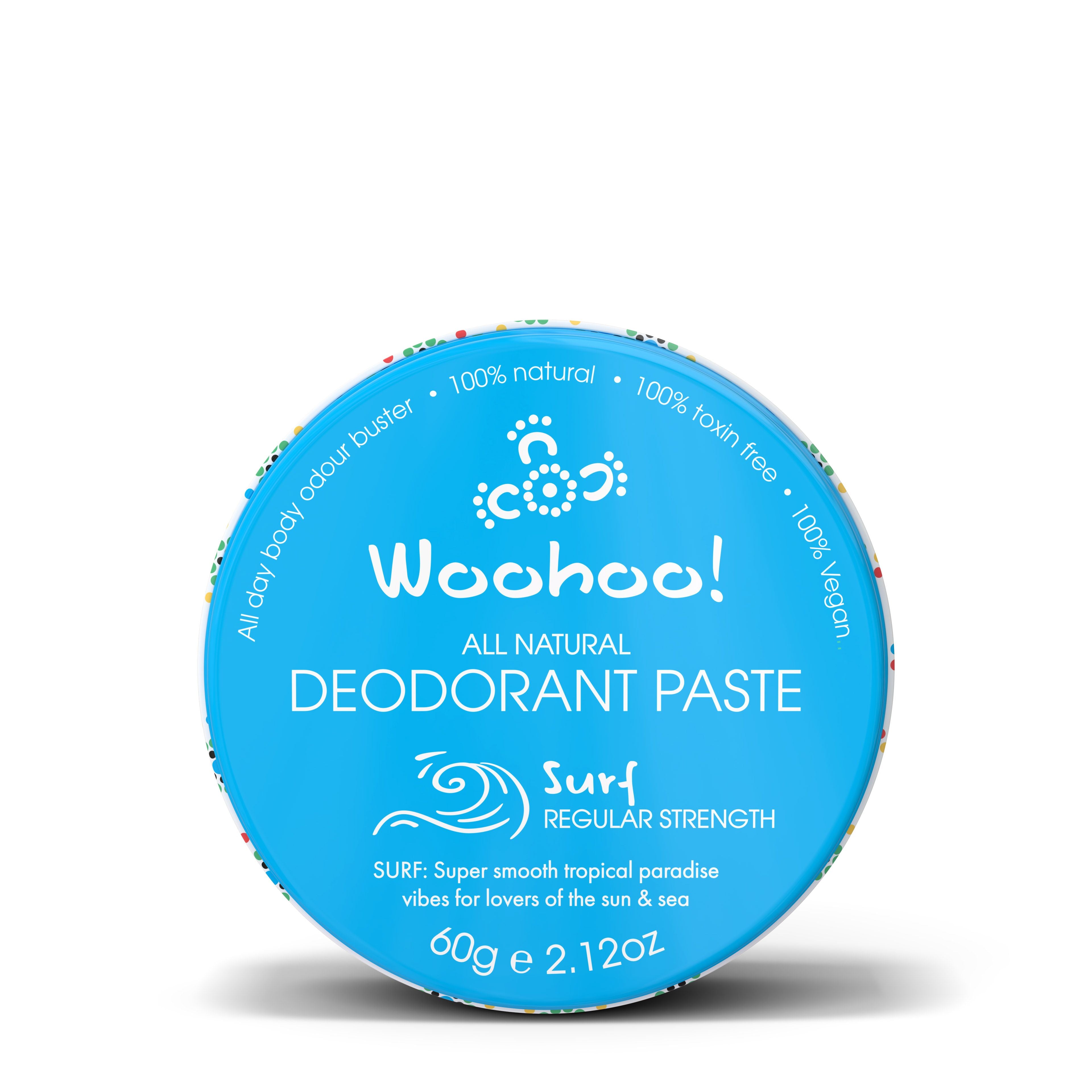 Woohoo Body! Natural Deodorant & Anti Chafe - Surf