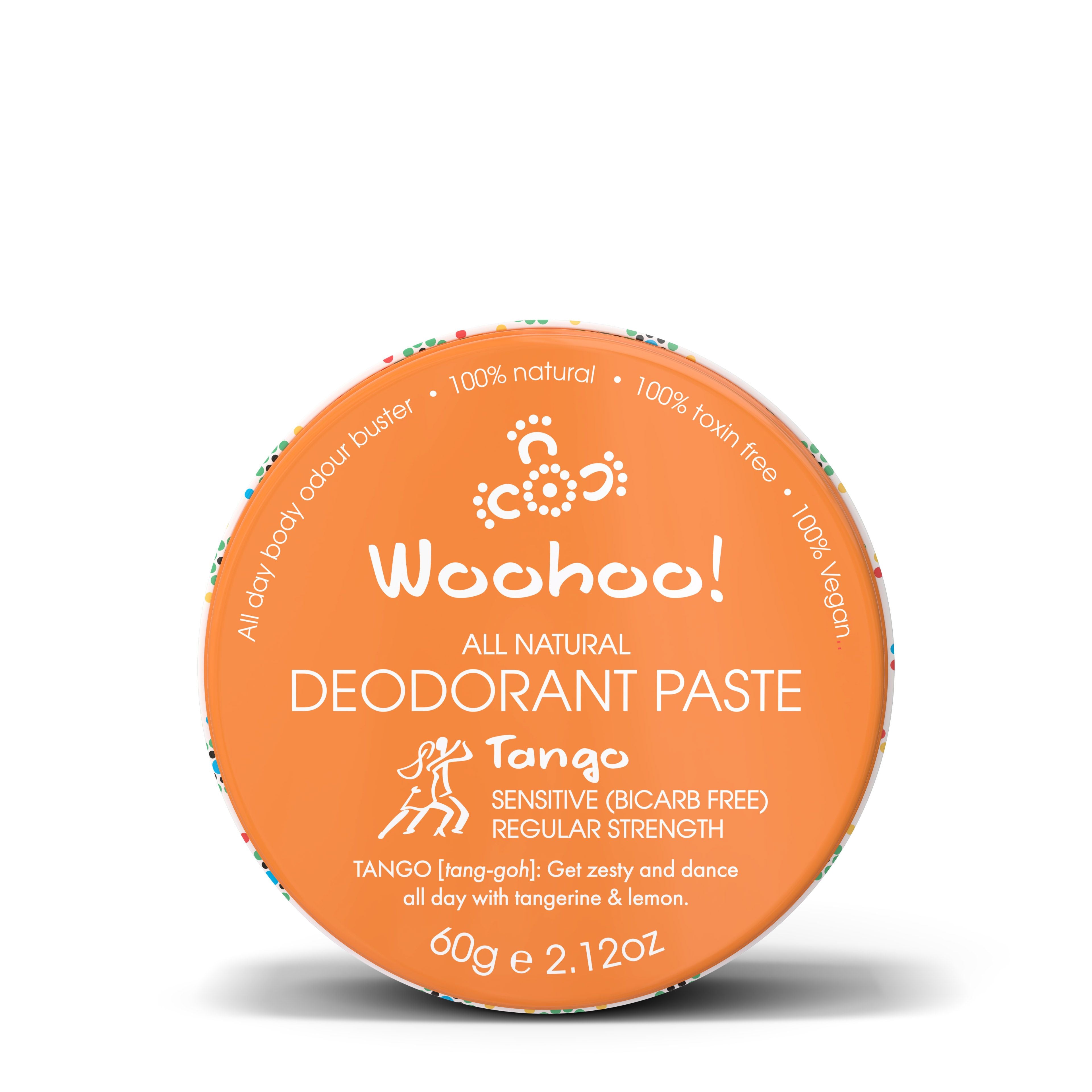Woohoo Body! Natural Deodorant & Anti Chafe - Tango