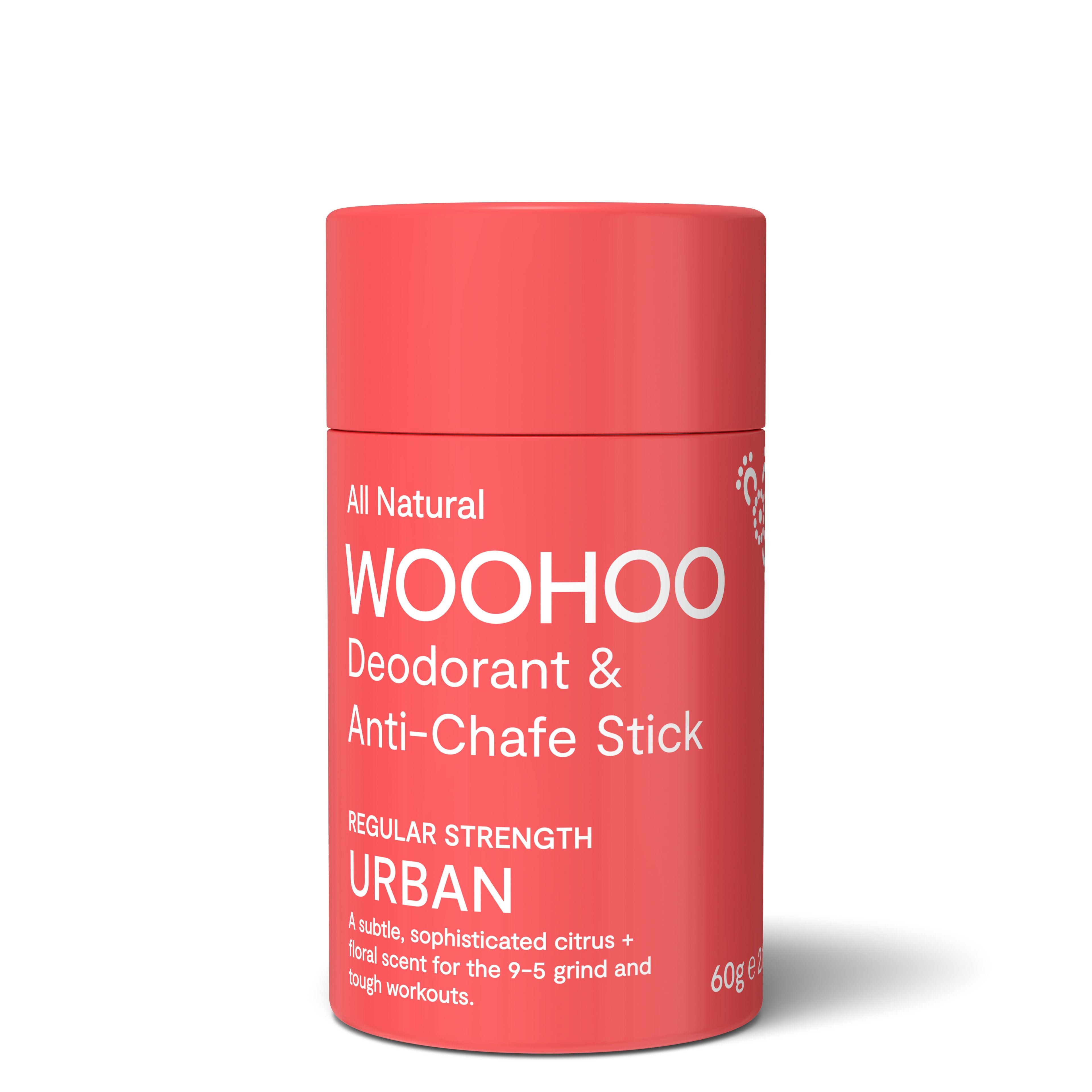 Woohoo Body! Natural Deodorant & Anti Chafe - Urban