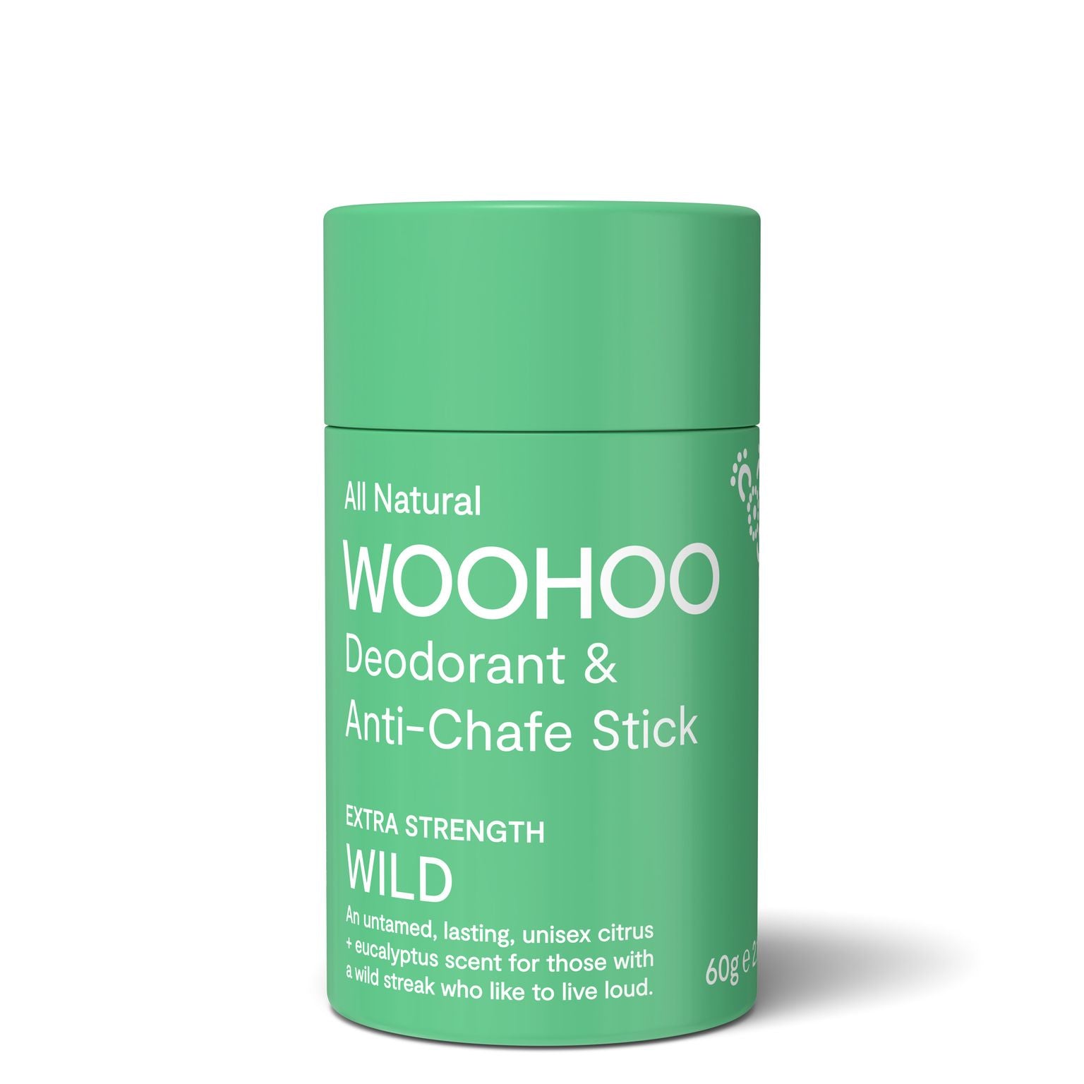 Woohoo Body! Natural Deodorant & Anti Chafe - Wild
